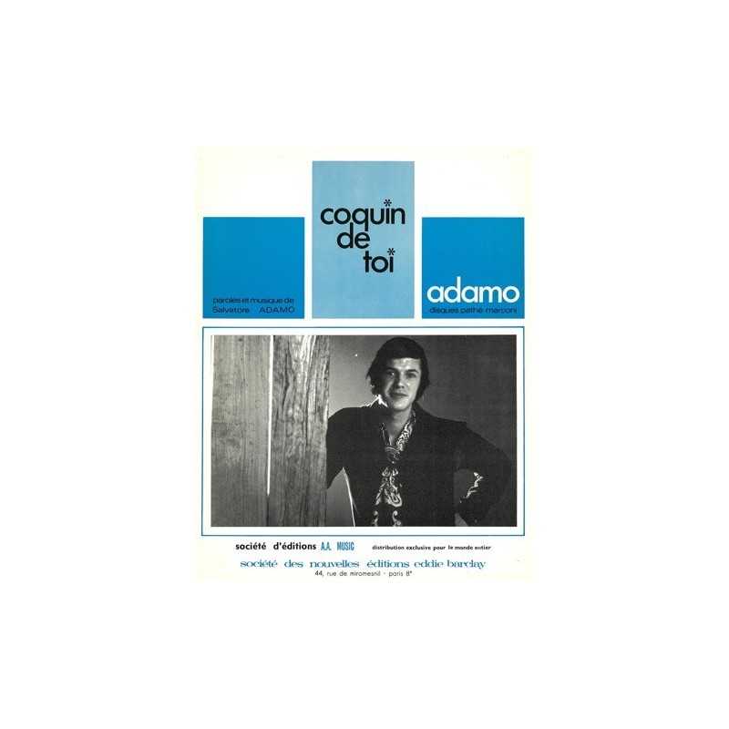 Partition COQUIN DE TOI Salvatore ADAMO