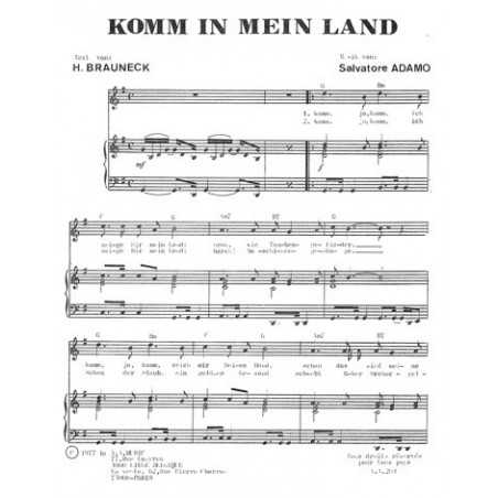 KOMM IN MEIN LAND