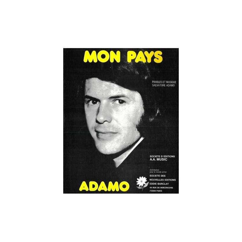Partition MON PAYS Salvatore ADAMO