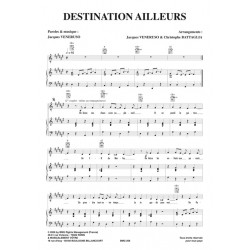 Sheet music DESTINATION AILLEURS