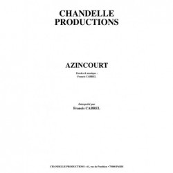 Partition AZINCOURT Francis CABREL