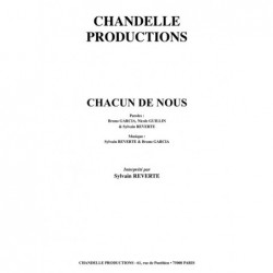 Partition CHACUN DE NOUS Sylvain REVERTE