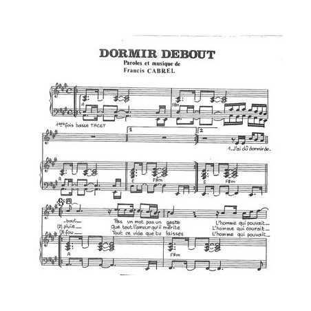 DORMIR DEBOUT