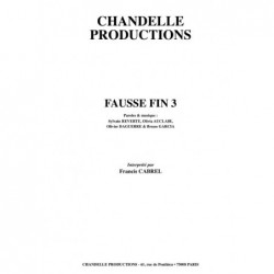 sheet music FAUSSE FIN 3 Francis CABREL