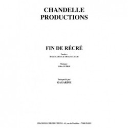 Partition FIN DE RÉCRÉ GAGARINE