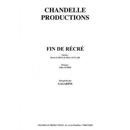 FIN DE RÉCRÉ
