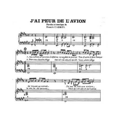J'AI PEUR DE L'AVION
