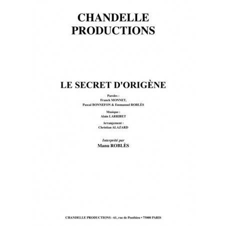 LE SECRET D'ORIGÈNE