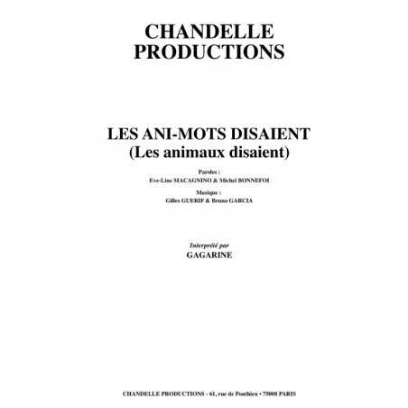 LES ANI-MOTS DISAIENT (LES ANIMAUX DISAIENT)