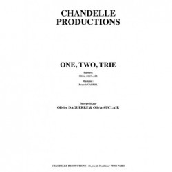 Partition ONE TWO TRIE Olivier DAGUERRE & Olivia AUCLAIR