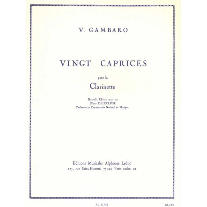 VINGT CAPRICES
