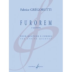 Partition FUROREM 4E QUATUOR Fabrice GREGORUTTI