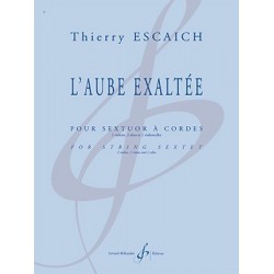 Partition L'AUBE EXALTEE Thierry ESCAICH