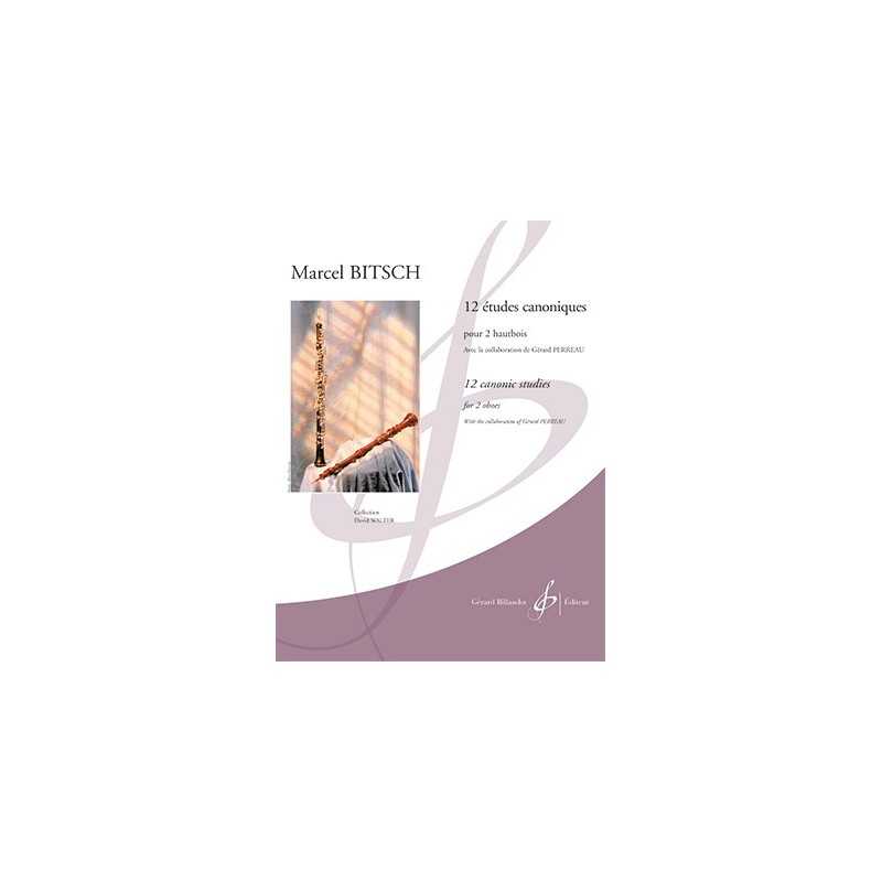 Partition 12 ETUDES CANONIQUES Marcel BITSCH