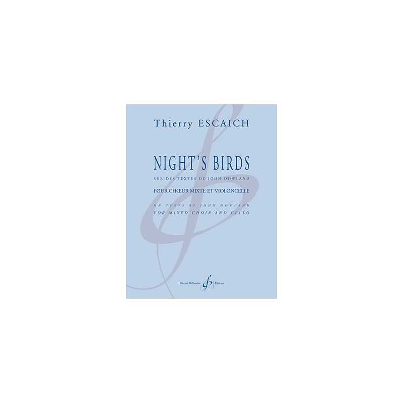 Partition NIGHT'S BIRDS Thierry ESCAICH