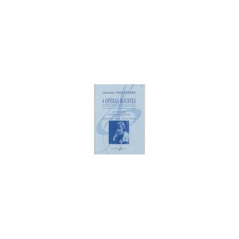 Partition 4 OPÉRAS BOUFFES VOLUME 2 Germaine TAILLEFERRE