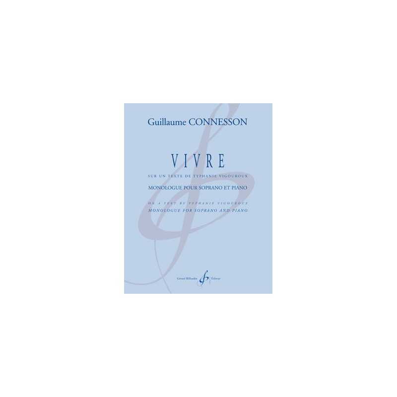Partition VIVRE Guillaume CONNESSON