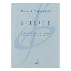Partition SPIRALE Pascal ZAVARO