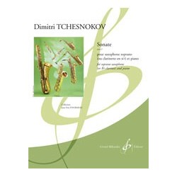 Partition SONATE OPUS 47 Dimitri TCHESNOKOV