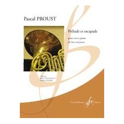 Partition PRÉLUDE ET ESCAPADE Pascal PROUST