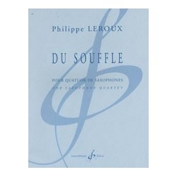 Partition DU SOUFFLE Philippe LEROUX