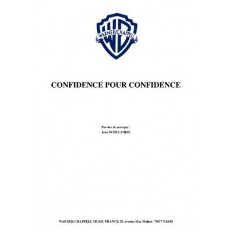 CONFIDENCE POUR CONFIDENCE