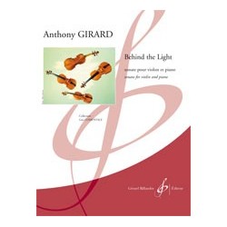 Partition BEHIND THE LIGHT Anthony GIRARD