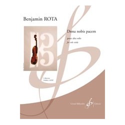 Partition DONA NOBIS PACEM Benjamin ROTA
