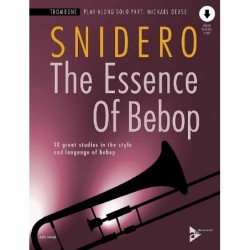 Songbook THE ESSENCE OF BEBOP TROMBONE Jim SNIDERO