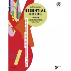 Methode ESSENTIAL SOLOS FOR FLUTE Jeff HARRINGTON