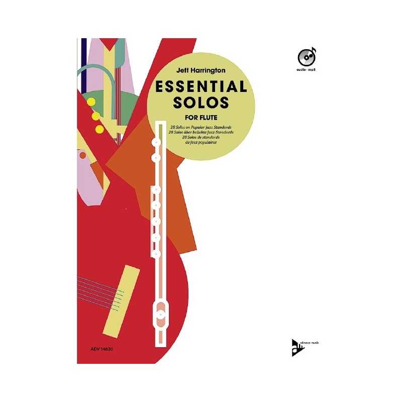 Methode ESSENTIAL SOLOS FOR FLUTE Jeff HARRINGTON