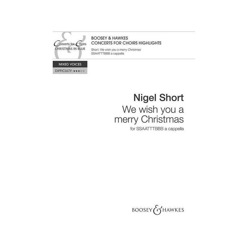 Partition WE WISH YOU A MERRY CHRISTMAS SHORT Nigel