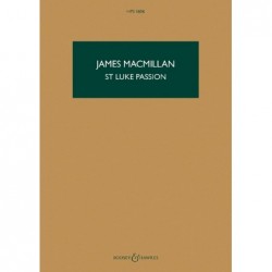 Partition ST LUKE PASSION MACMILLAN James
