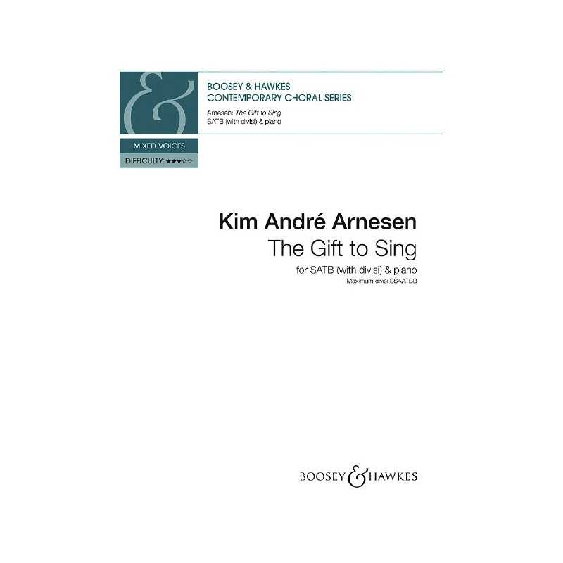 Partition THE GIFT TO SING ARNESEN Kim André