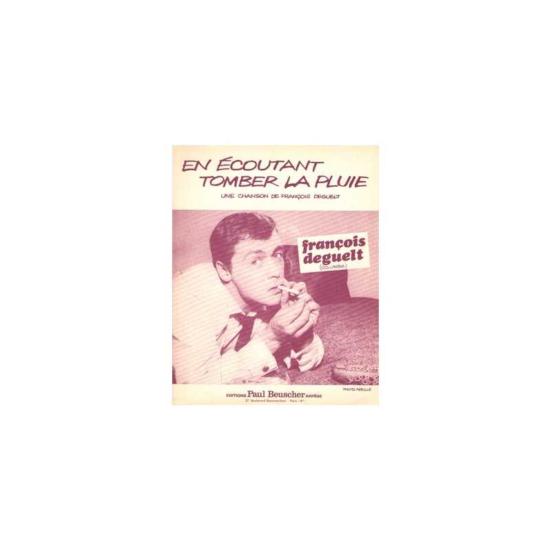 Sheet music EN ÉCOUTANT TOMBER LA PLUIE François DEGUELT pdf