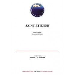 Sheet music SAINT-ÉTIENNE Bernard LAVILLIERS