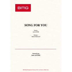 Partition SONG FOR YOU Jack ASTIER