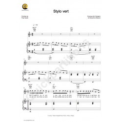 Partition STYLO VERT Calogero