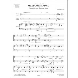 Partition QUAT'CORS AND CO Pascal Proust
