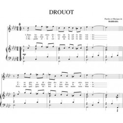 Partition DROUOT Barbara