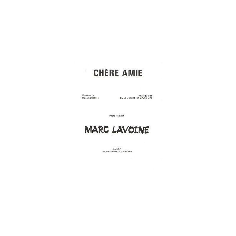 CHÈRE AMIE