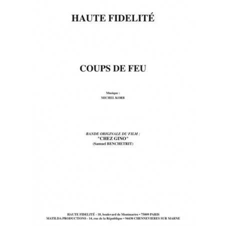 COUPS DE FEU