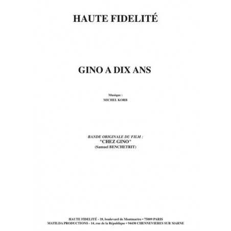 GINO A DIX ANS