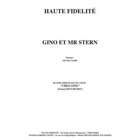 GINO ET MR STERN