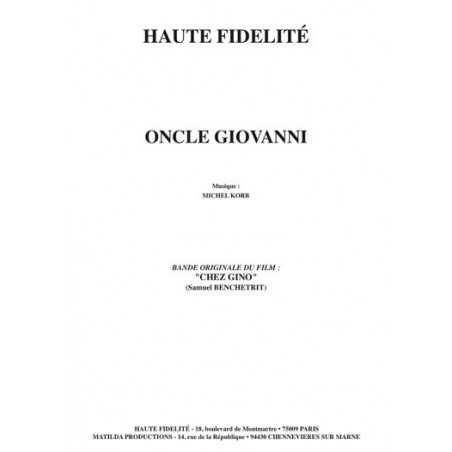 ONCLE GIOVANNI