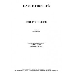 Partition COUPS DE FEU Michel KORB