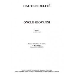 Partition ONCLE GIOVANNI Michel KORB