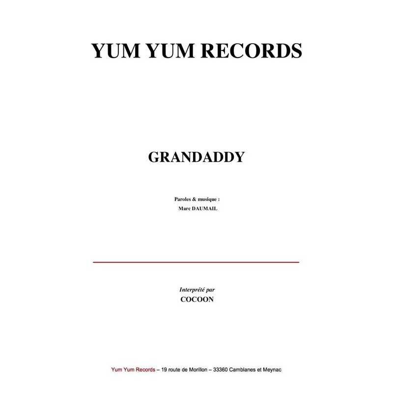 Sheet music GRANDADDY COCOON pdf
