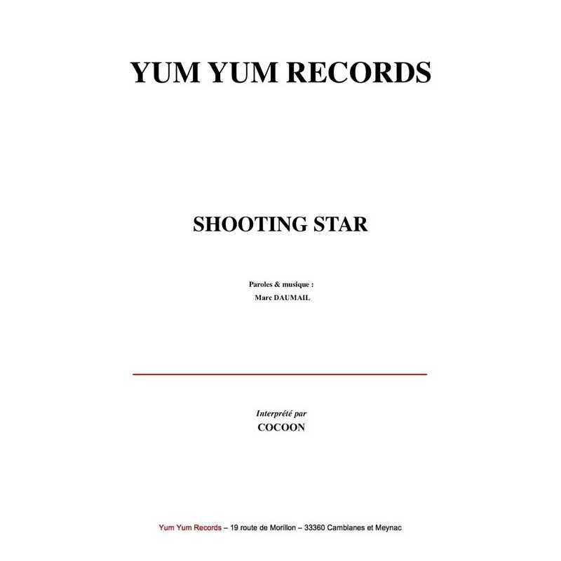Sheet music SHOOTING STAR COCOON pdf