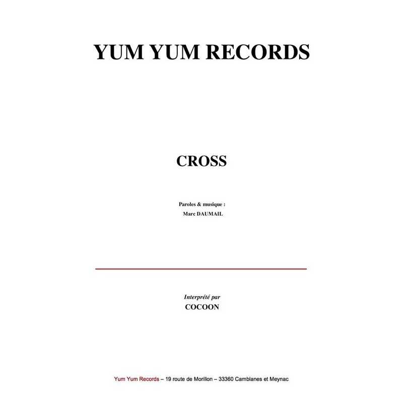 Sheet music CROSS COCOON pdf